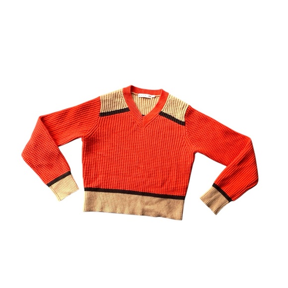 MARNI x Uniqlo orange Tan Wool Sweater - Picture 13 of 14
